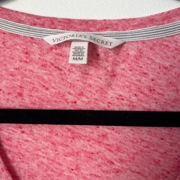 Victoria's Secret Long Sleeve Lounge Night Sleep Top in Pink Medium - Picture 4 of 7